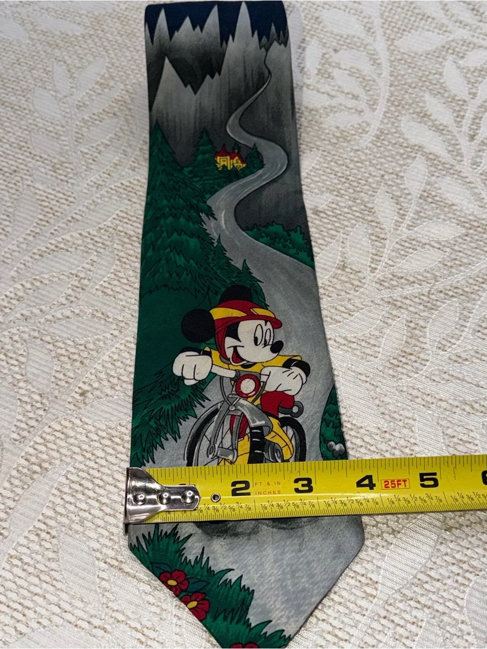 Mickey Mouse Bicycle Novelty Tie - Multicolor
